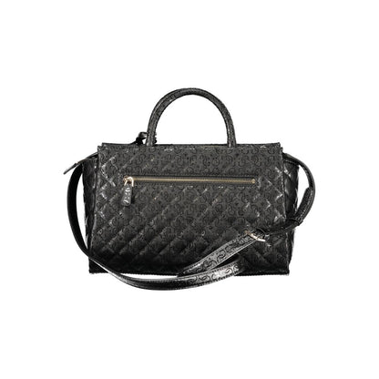 GUESS JEANS Black Polyurethane Women's Handbag