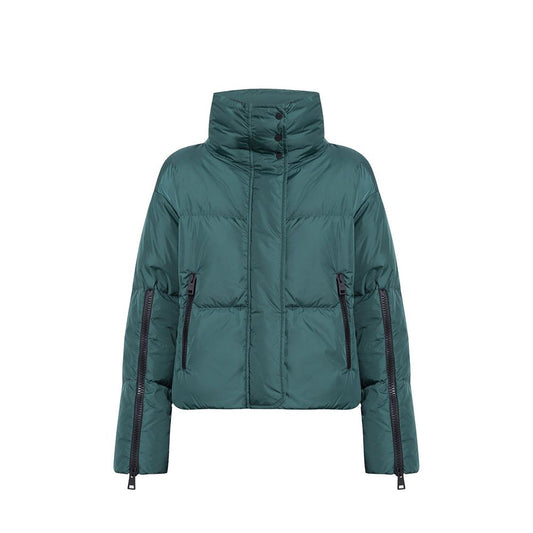Herno Bicolor Polyamide Coat for Women