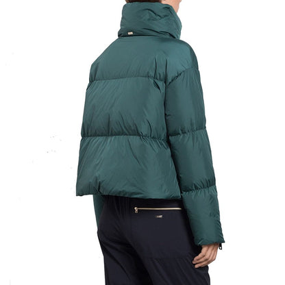 Herno Bicolor Polyamide Coat for Women