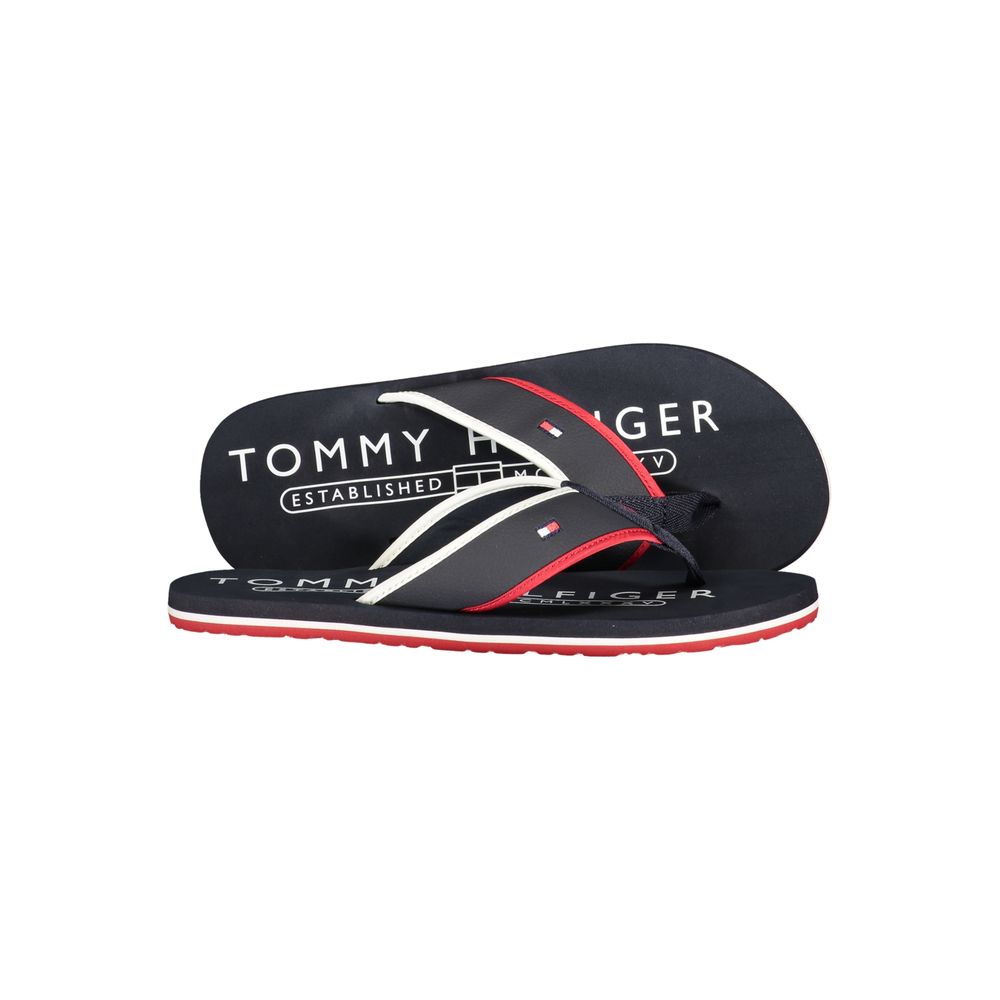 Tommy Hilfiger Blue Polyurethane Men's Slide Sandal