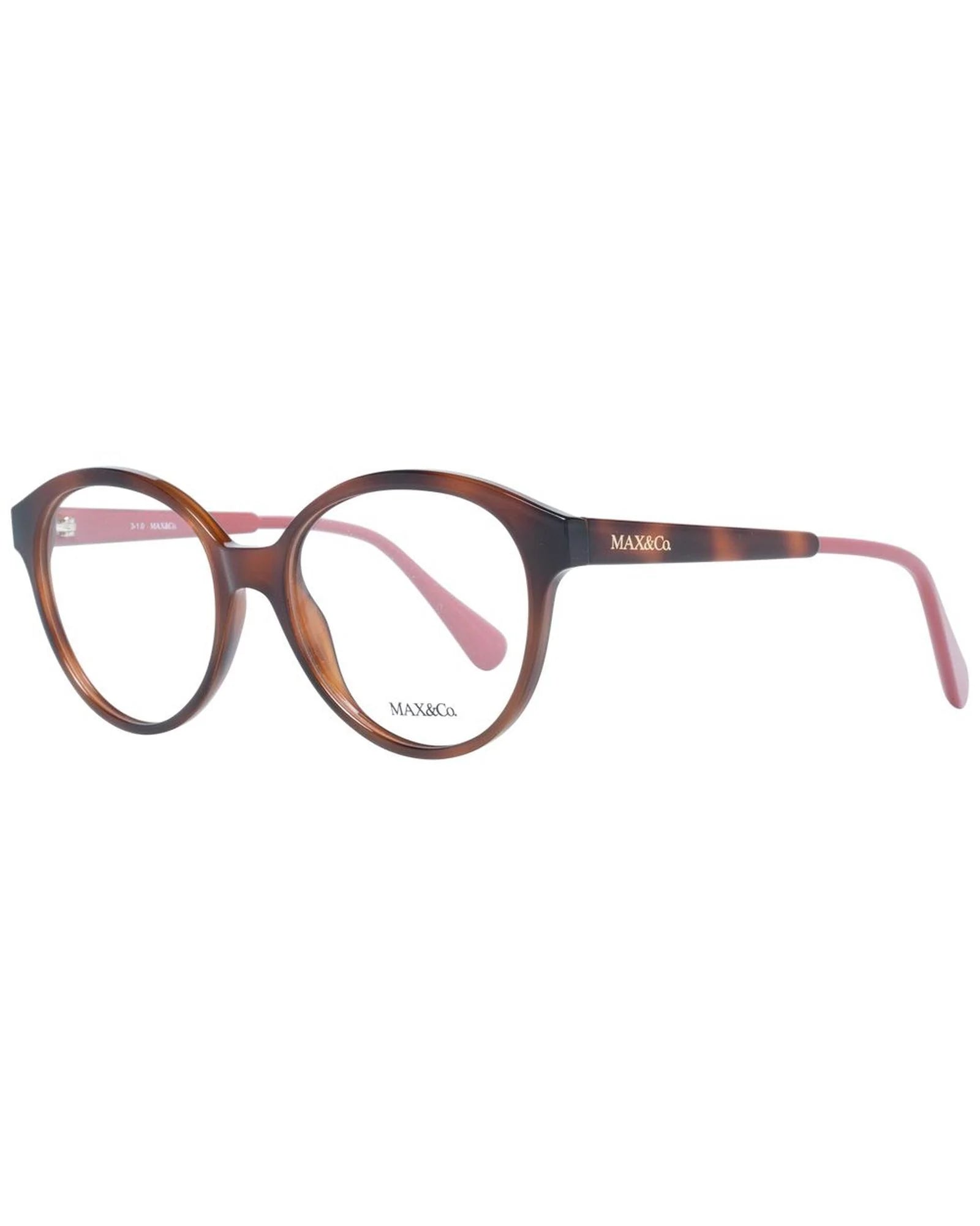 Max & Co Brown Optical Glasses – Round Full-Rim Frame, 53mm