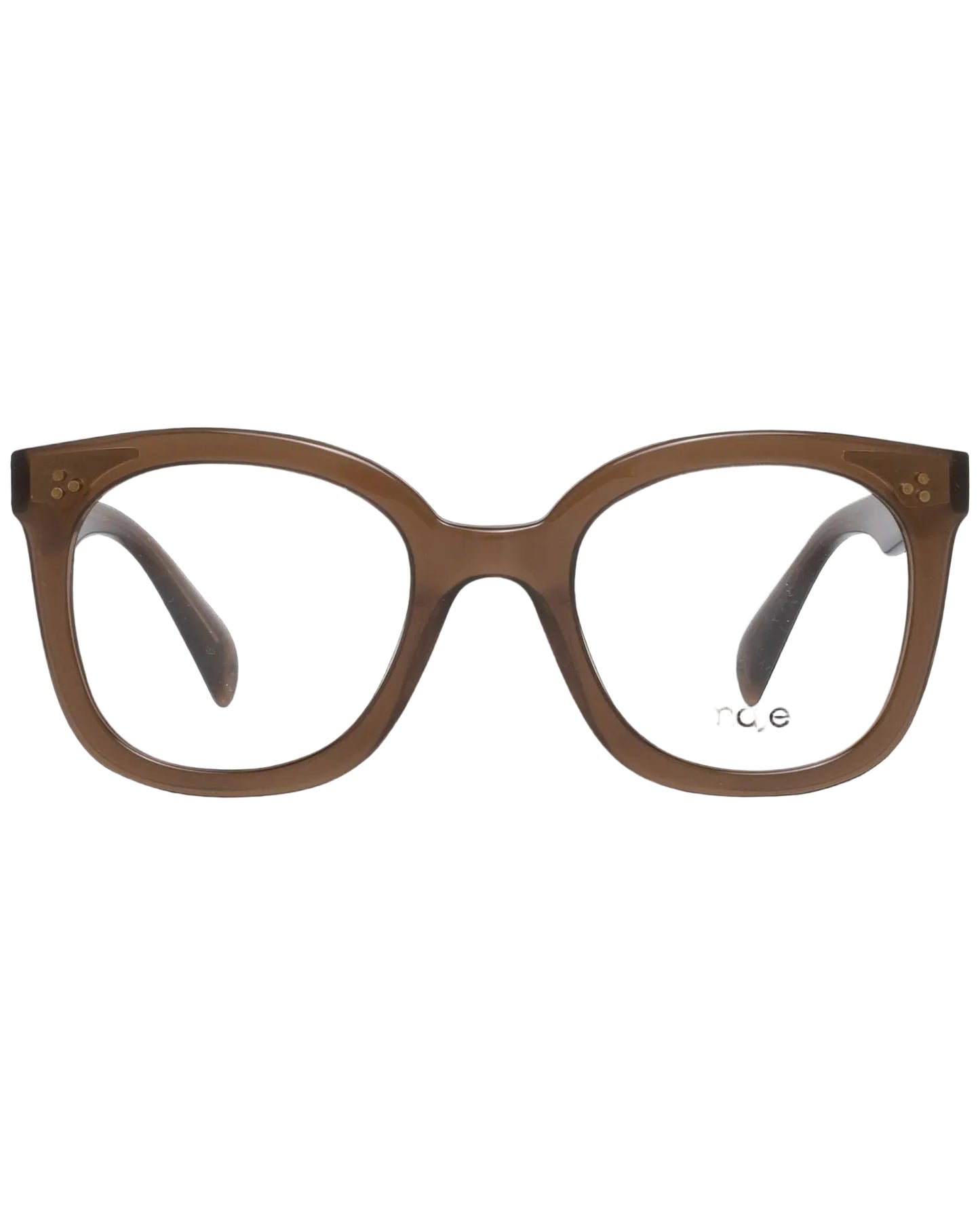 Maje Brown Plastic Glasses – Full-Rim Optical Frames