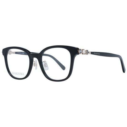 Swarovski Women’s Optical Glasses – Black Trapezium Frame