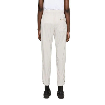 Herno Gray Elastane Casual Pants for Women