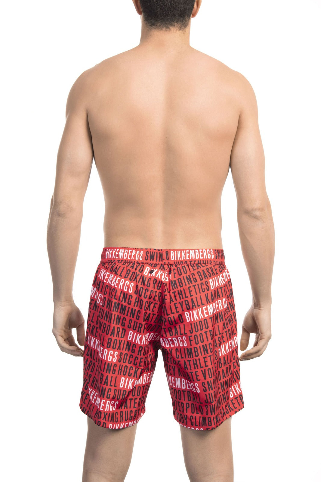 Bikkembergs Multicolor Polyester Swim Shorts for Men