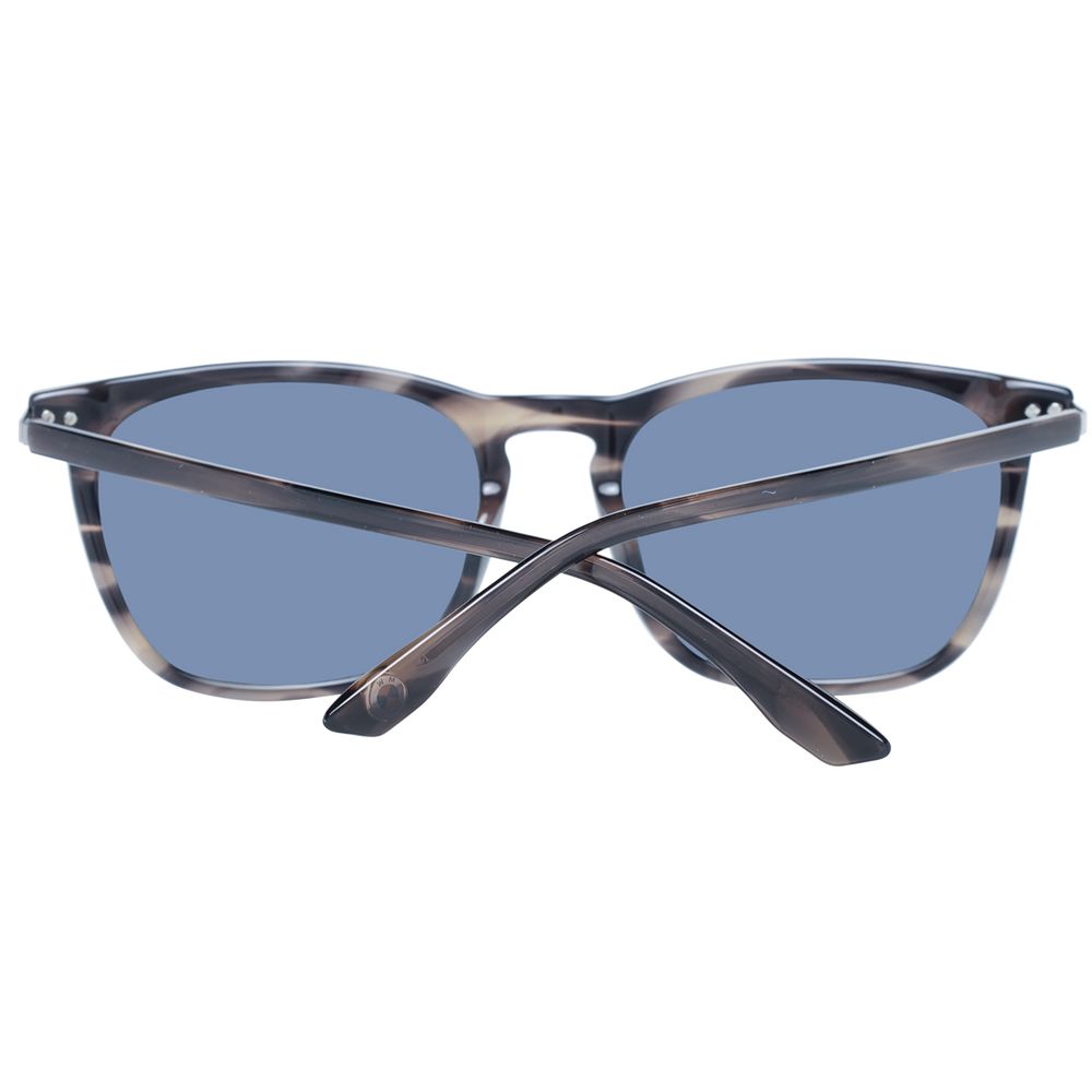 BMW Men's Sunglasses – Grey Square Frame, Grey Lenses