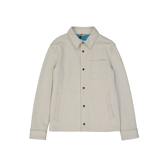 Herno Beige Polyamide Coat for Men