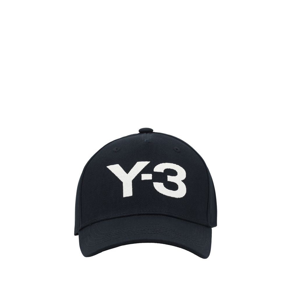 Y-3 Black Cotton Cap - Contemporary Style Meets Comfort
