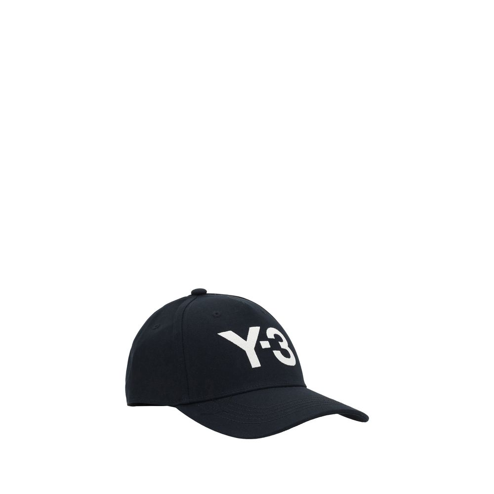 Y-3 Black Cotton Cap - Contemporary Style Meets Comfort