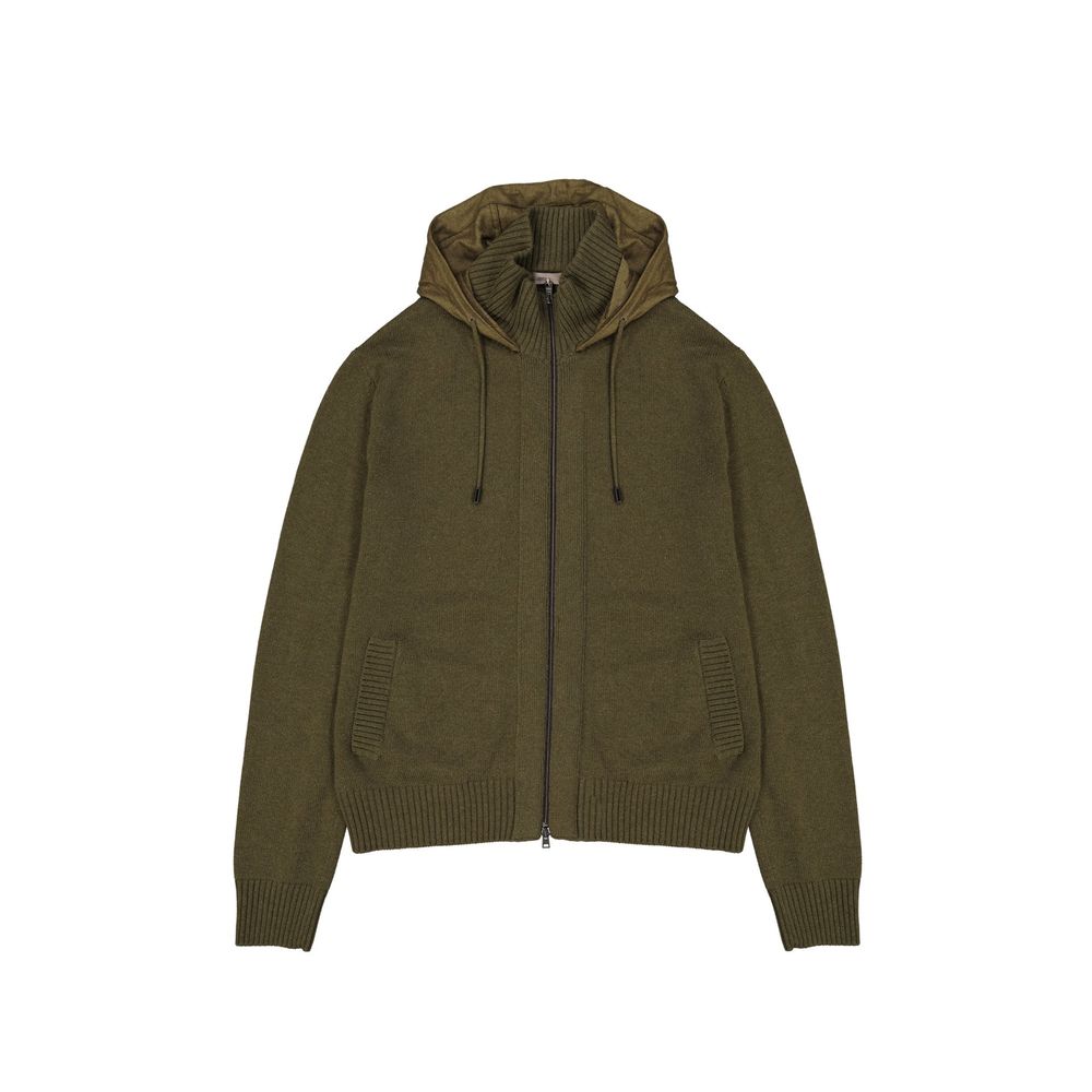 Herno Bicolor Cashmere Hoodie for Men