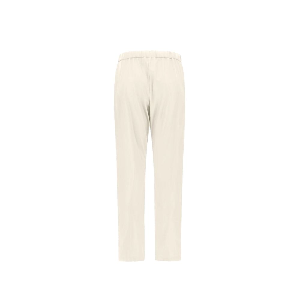 Herno Women's White Leather Pants