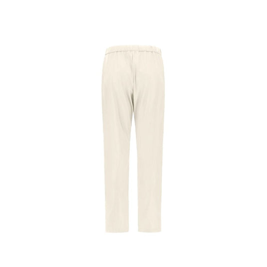 Herno Women's White Leather Pants