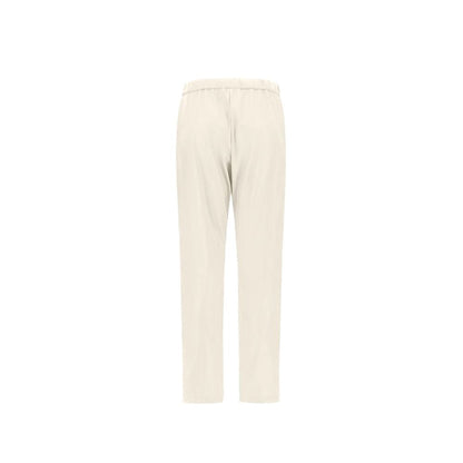 Herno Women's White Leather Pants
