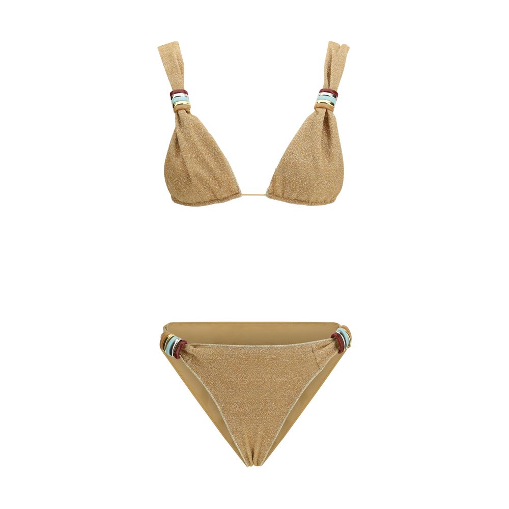 Oséree Gold Polyamide Bikini - Il Lumière Multi Ring