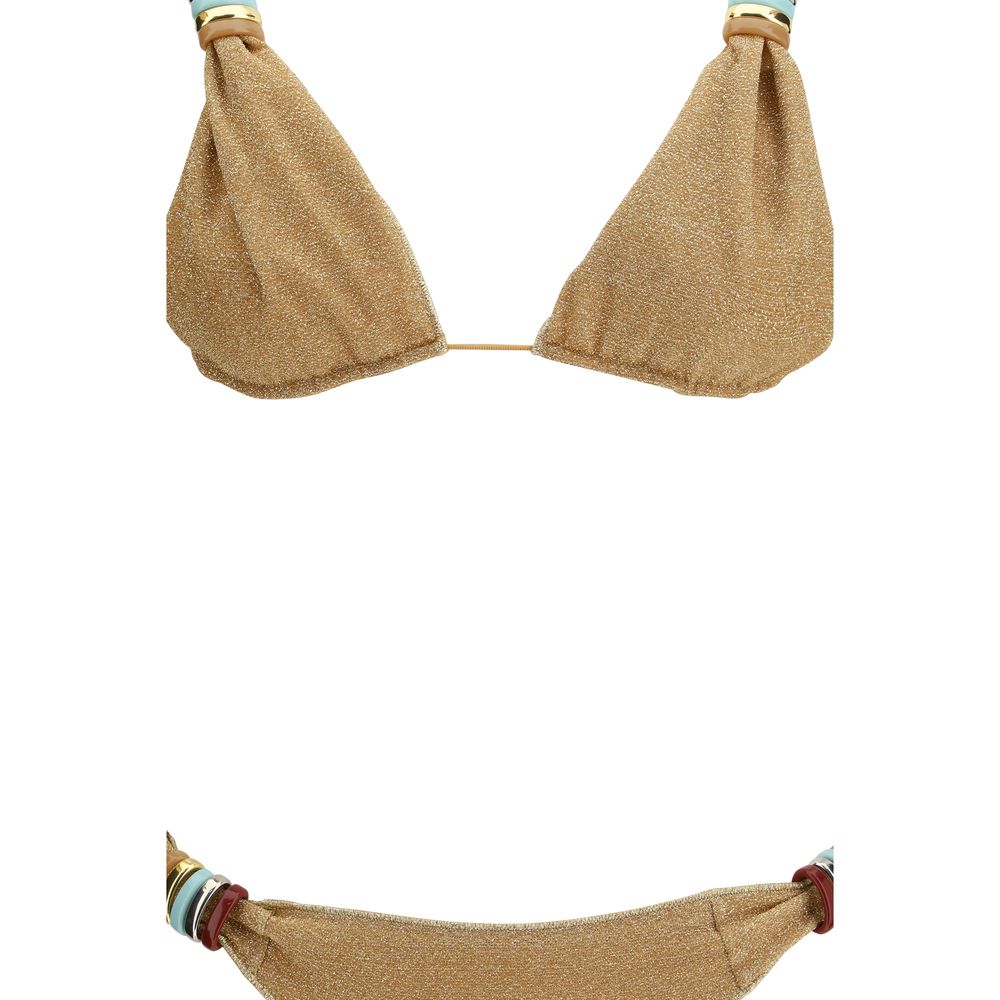 Oséree Gold Polyamide Bikini - Il Lumière Multi Ring