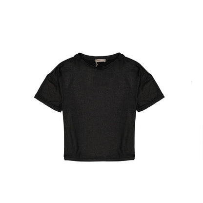 Herno Black Elastane T-Shirt for Women