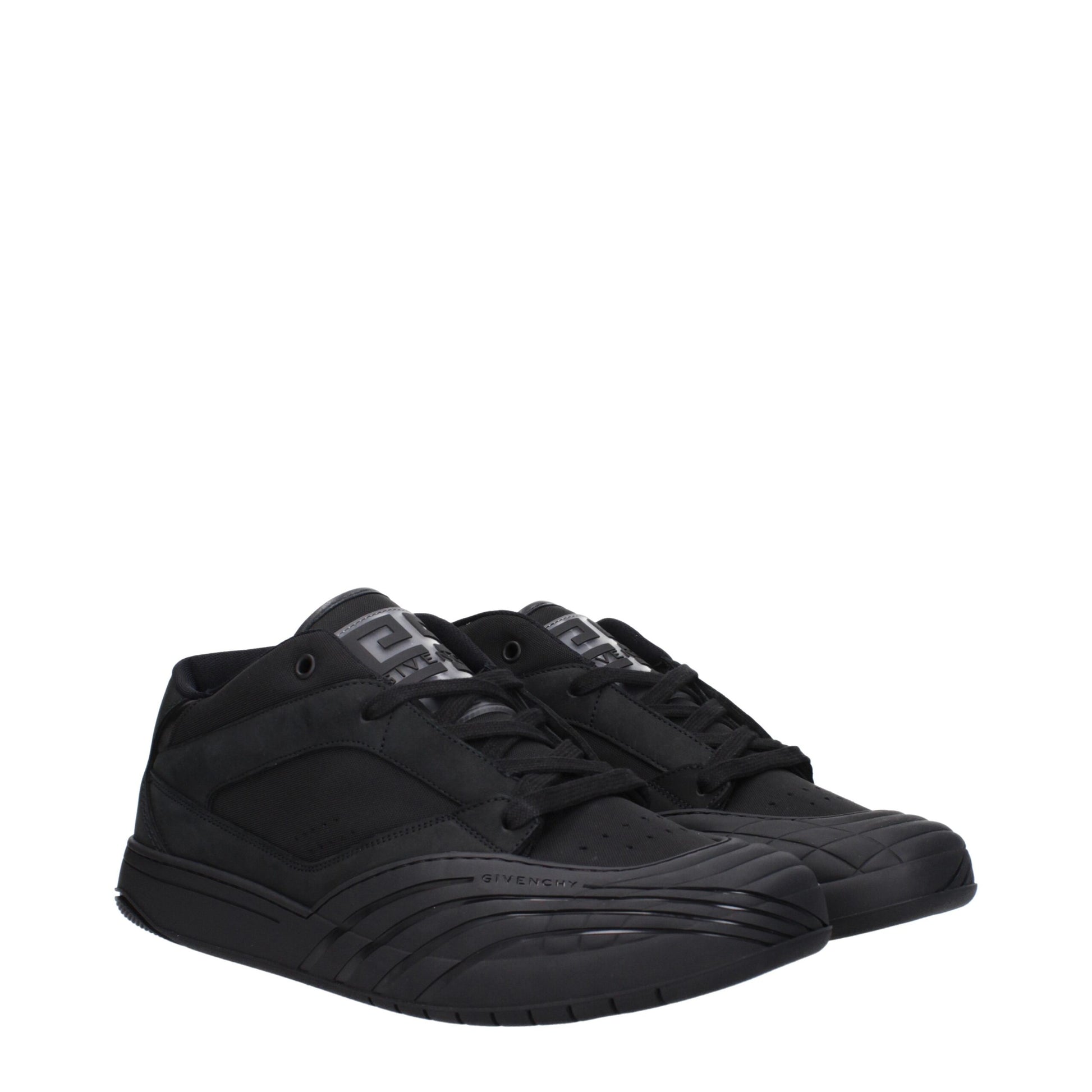 Givenchy Black Fabric Low Top Sneakers - Effortless Elegance Meets Modern Edge