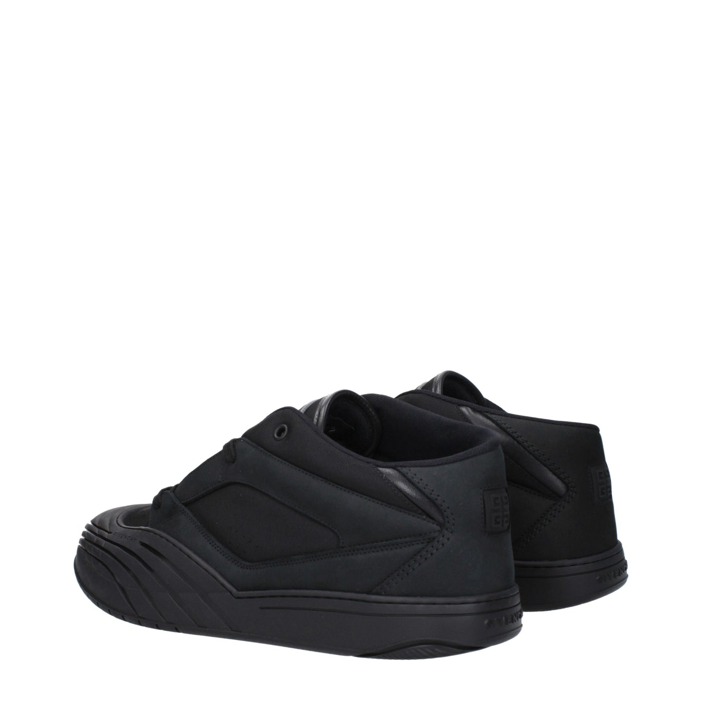 Givenchy Black Fabric Low Top Sneakers - Effortless Elegance Meets Modern Edge
