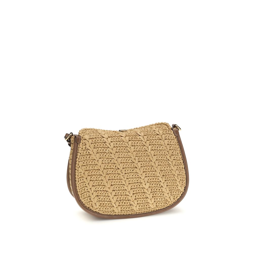 Etro Beige Raffia Shoulder Bag - The Pony