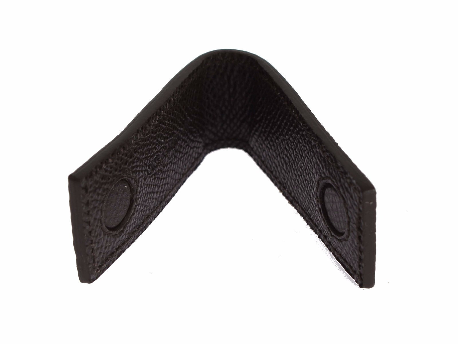 Dolce & Gabbana Brown Leather Magnetic Money Bar Clasp Cash Clip