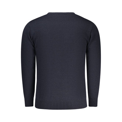 RIFLE Blue Acrylic Men's Sweater