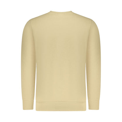 RIFLE Beige Cotton Men's Sweatshirt