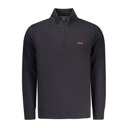 RIFLE Blue Cotton Men Sweatshirt