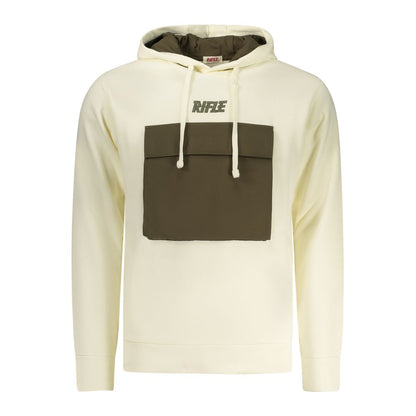RIFLE White Cotton Men's Sweatshirt