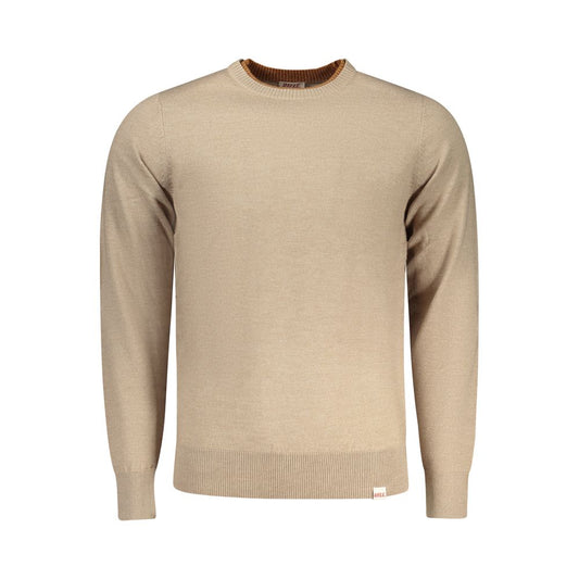 RIFLE Beige Polyester Men's Sweater