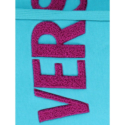 Versace Turquoise Blue Varsity Hoodie