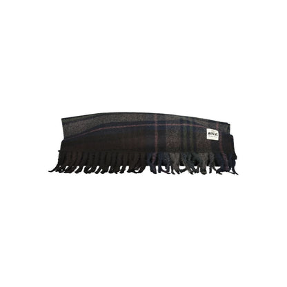 RIFLE Black Polyester Mens Scarf