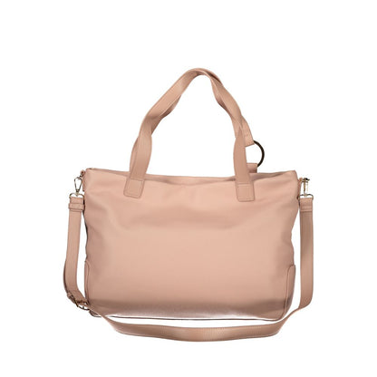 Mario Valentino Rosa Tote Handbag Made from Recycled Materials