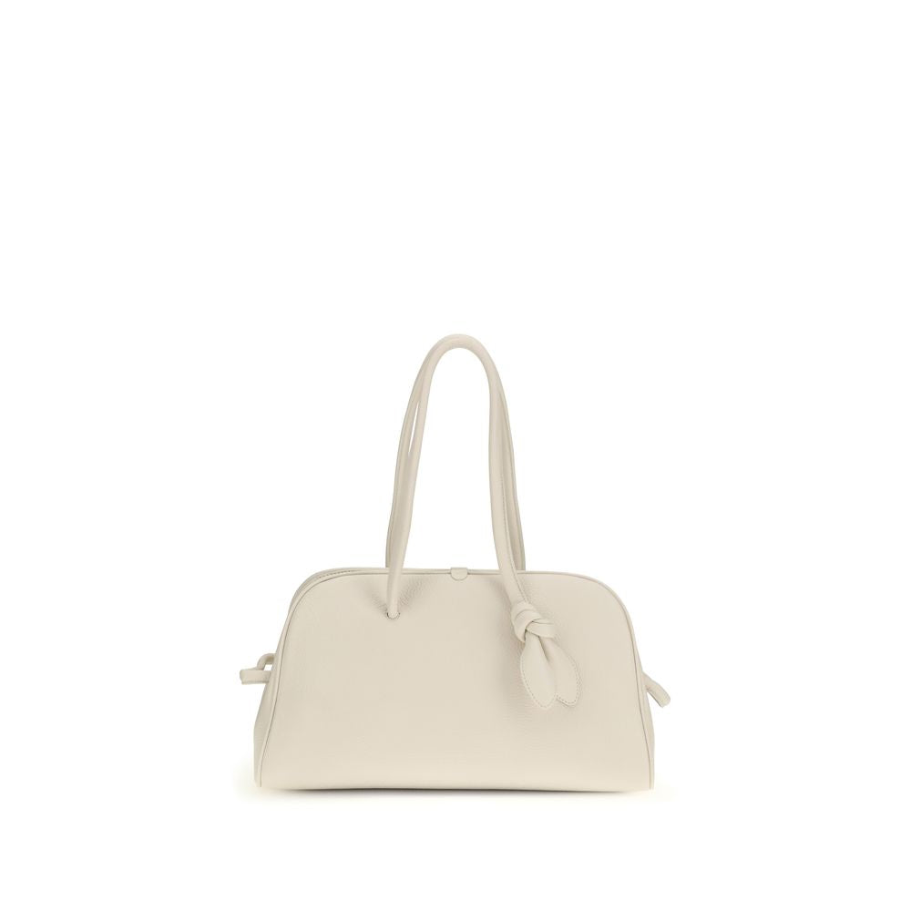 Jacquemus White Calf Leather Il Turismo Shoulder Bag