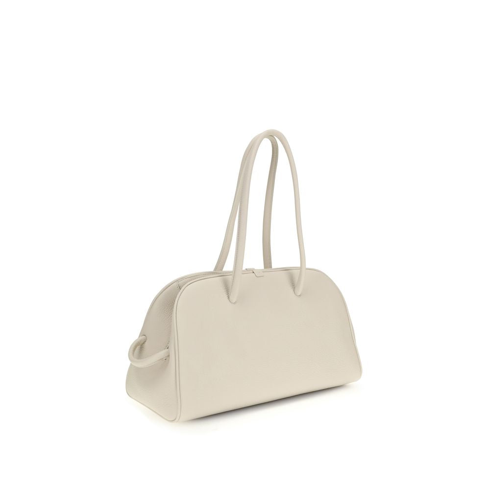 Jacquemus White Calf Leather Il Turismo Shoulder Bag