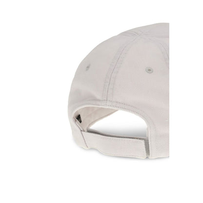 Balenciaga Masking Tape Baseball Hat in White Cotton