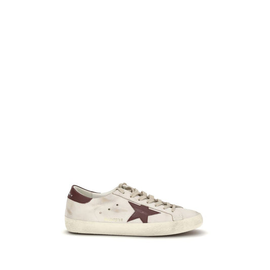 Golden Goose White Calf Leather Bos Taurus Sneakers