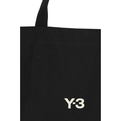 Y-3 Black Cotton Shoulder Bag