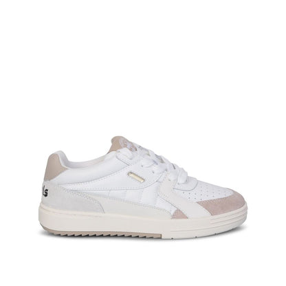 Palm Angels White Calfskin Low Top Sneakers for Women