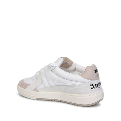 Palm Angels White Calfskin Low Top Sneakers for Women