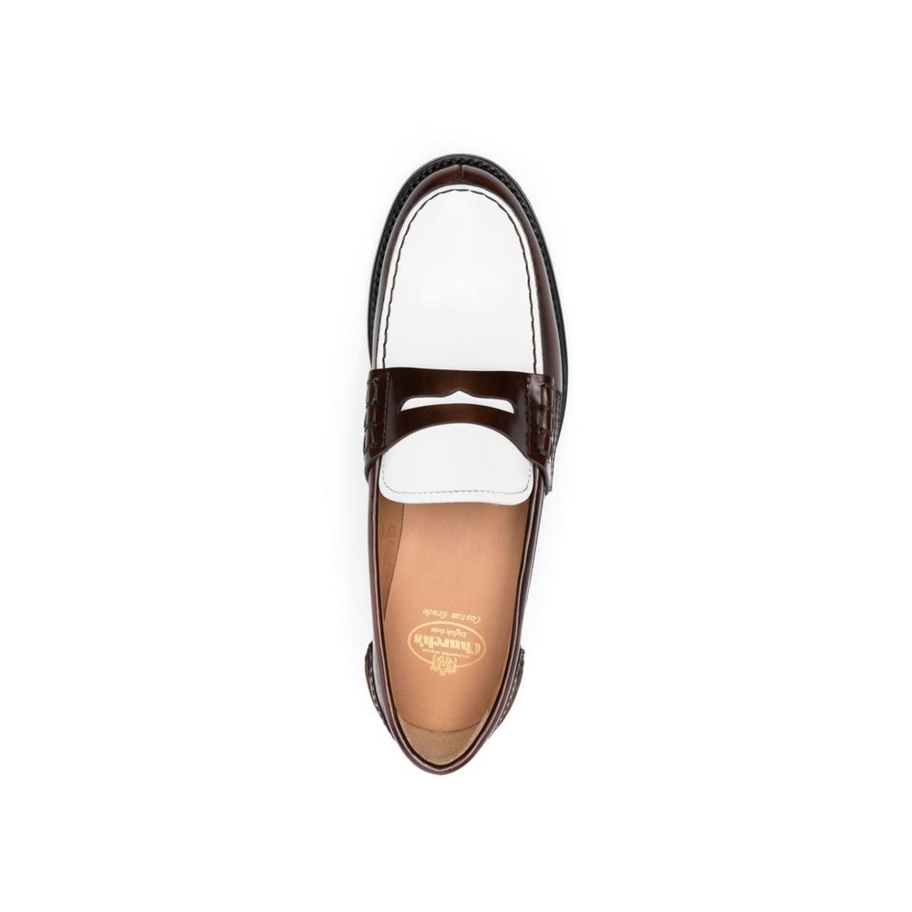 Church's Brown Calfskin Slip-On Loafers for Women