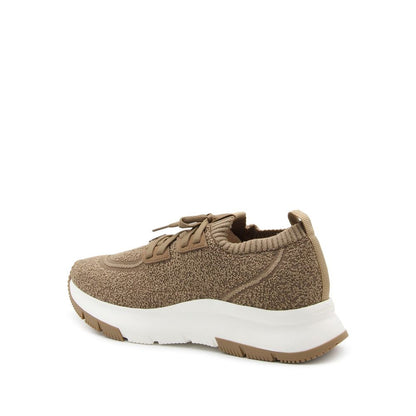 Gianvito Rossi Brown Fabric Athletic Sneakers for Women