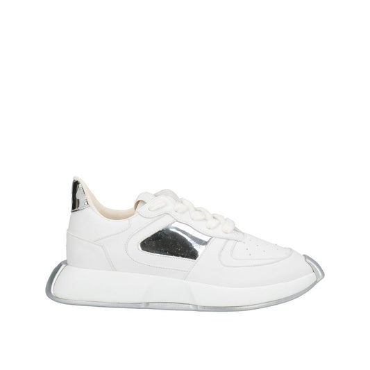 Giuseppe Zanotti White Calfskin Chunky Sneakers for Men