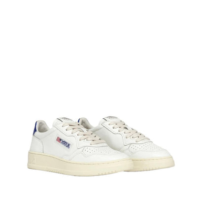 Autry White Leather Low Top Sneakers for Women