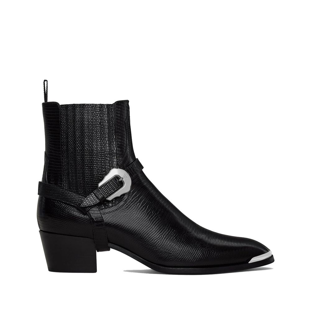 Celine Black Calfskin Chelsea Boots for Men