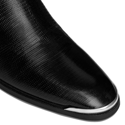 Celine Black Calfskin Chelsea Boots for Men