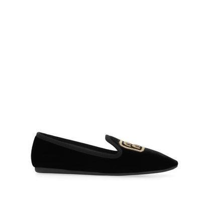 Miu Miu Black Fabric Moccassin for Women