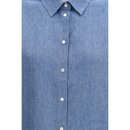 Róhe Blue Denim Shirt