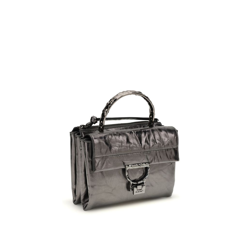 Coccinelle Black Calf Leather Bos Taurus Handbag - Arlettis Droplet