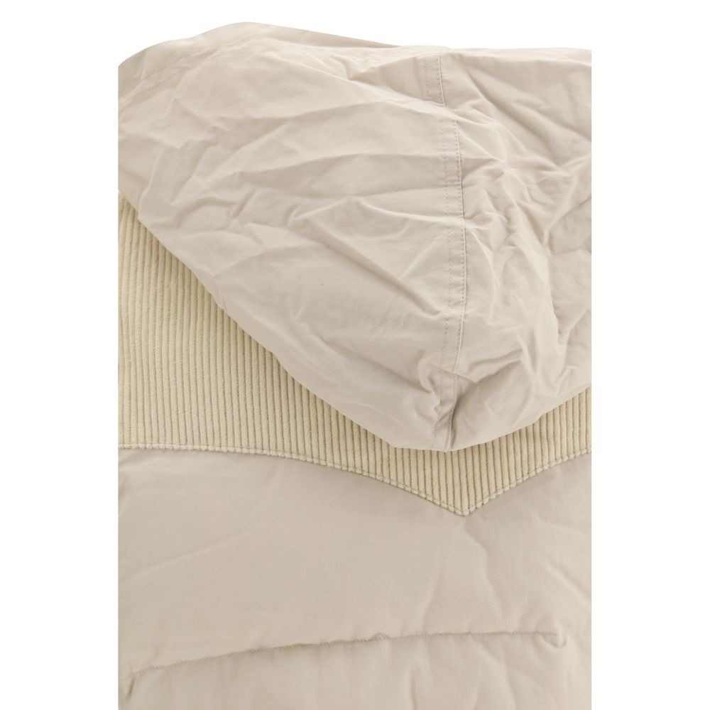 Marant Etoile Beige Polyamide Sleeveless Jacket - Olfa Padded Gilet