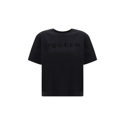 Alexander McQueen Black Cotton T-Shirt - Bold Luxury Essentials